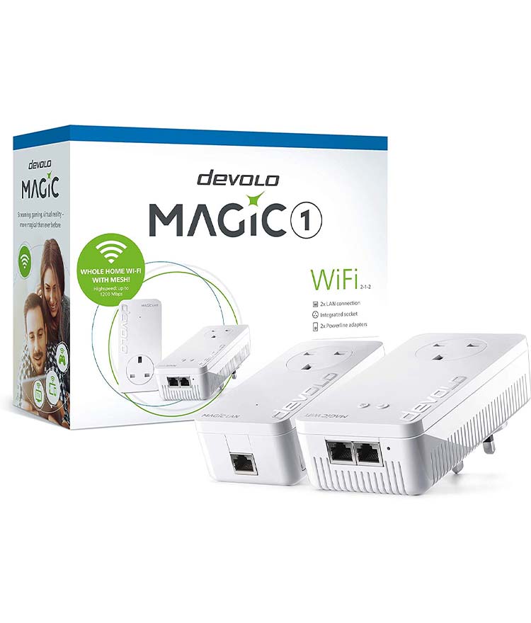devolo Magic 1 WIFI Multimedia Power kit - Setup & Review - German 