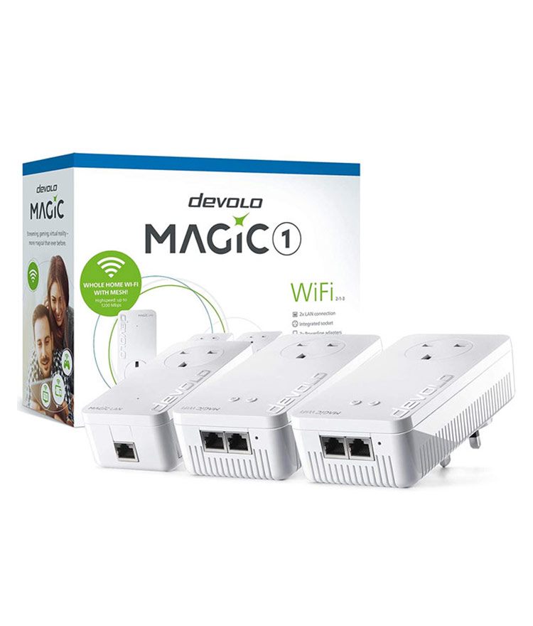 Devolo Powerline 8369 Magic-1 2xLan WiFi Triple Pack » DC-GAP